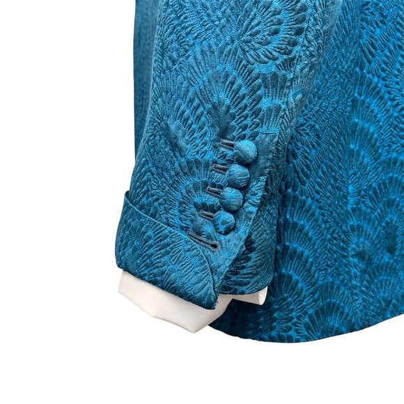 Tom Ford Blue Patterned Blazer - Picture 7 of 14